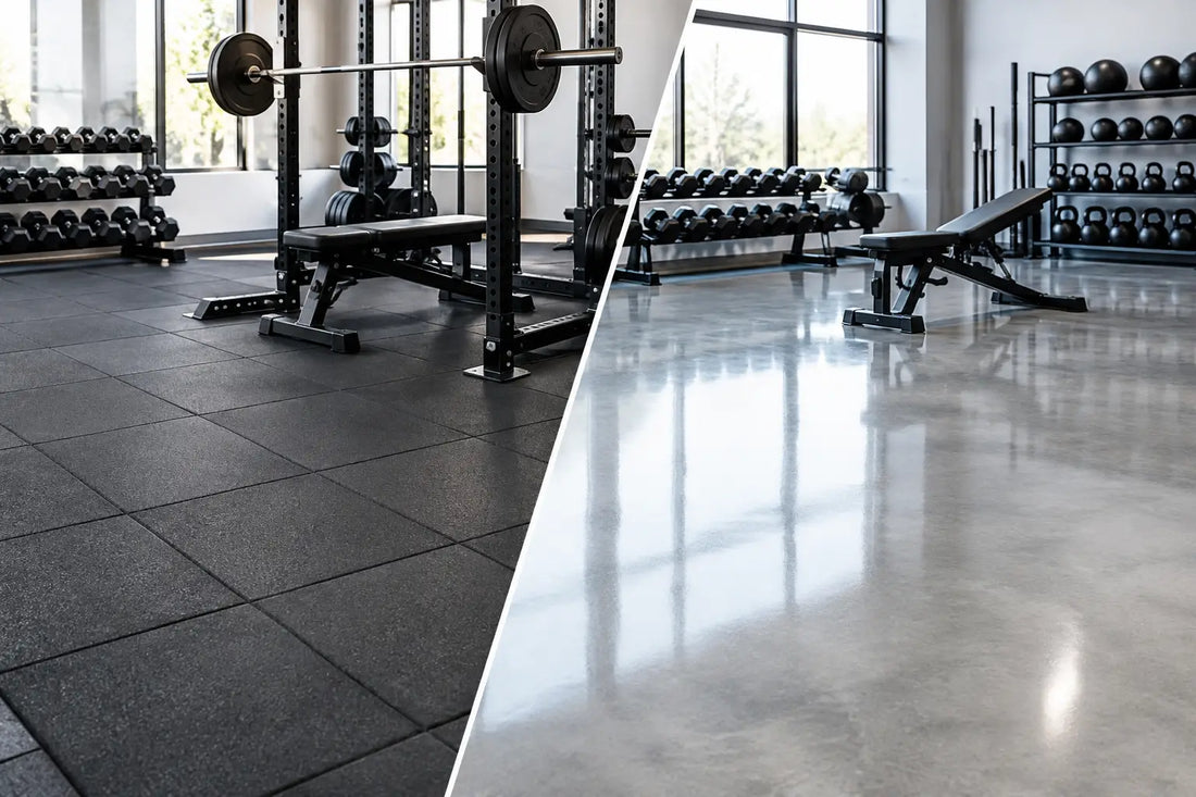 Rubber Tiles Versus Epoxy Floors for Weight Rooms