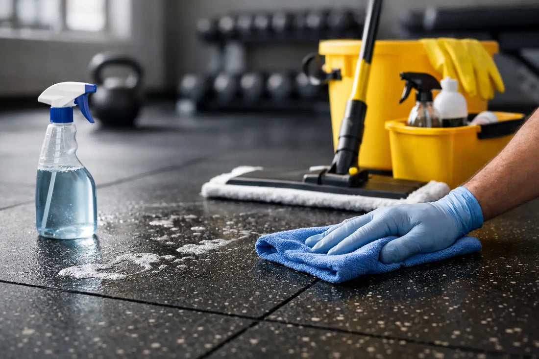How to Clean Rubber Gym Flooring Without Damage